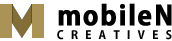 mobileN CREATIVES 로고 (어두운)